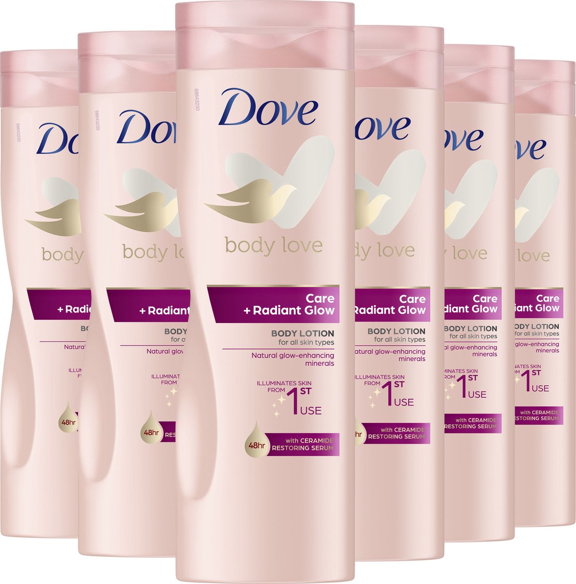 DOVE RADIANT GLOW body lotion all skin types 400 ml