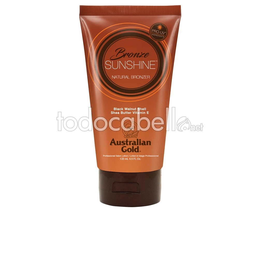 AUSTRALIAN GOLD SUNSHINE BRONZE natural bronzer professional lotion 133 ml