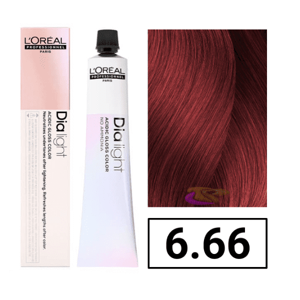 L'ORÉAL PROFESSIONNEL PARIS DIA LIGHT carmilane #6,66 50 ml