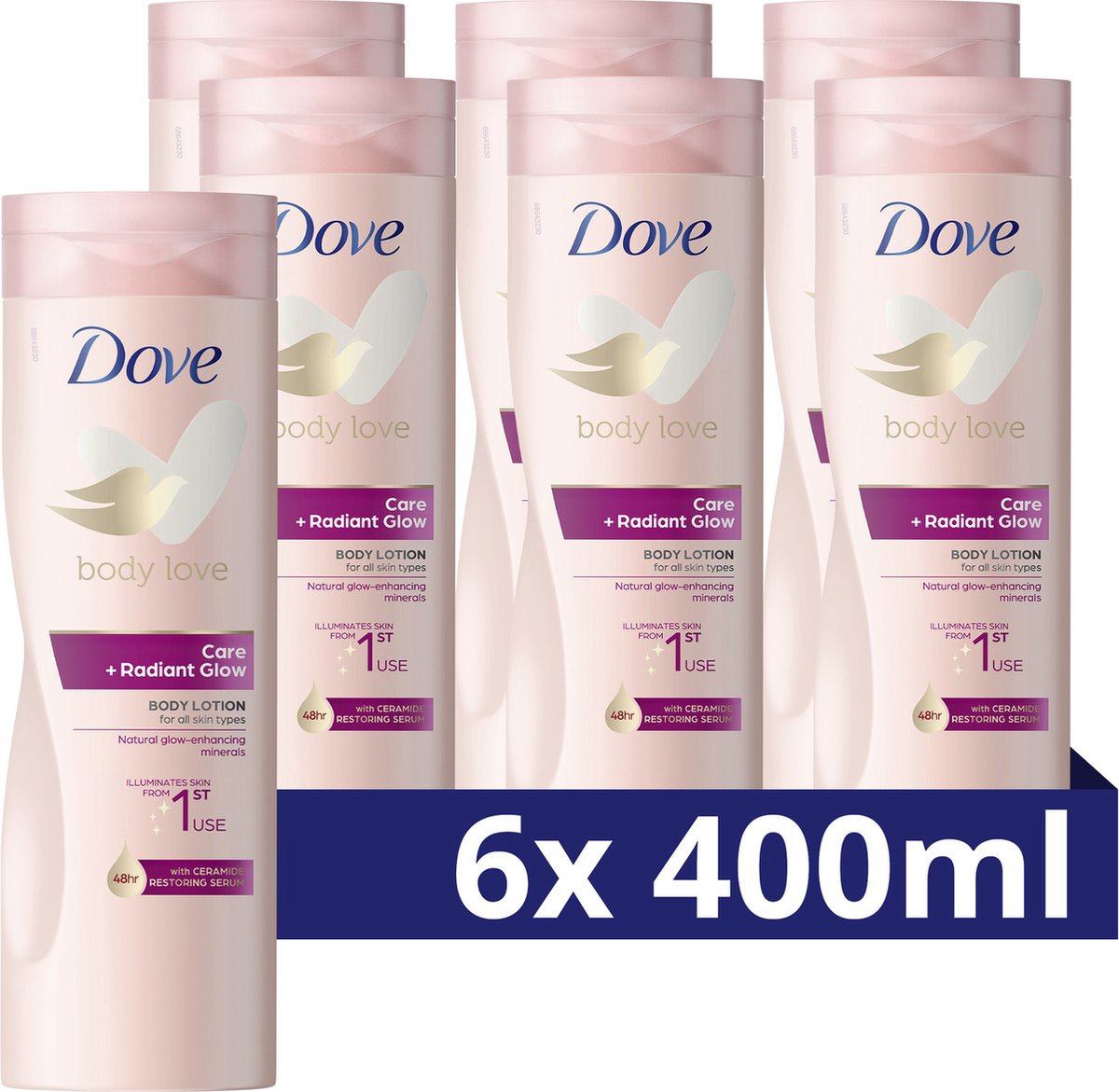 DOVE RADIANT GLOW body lotion all skin types 400 ml