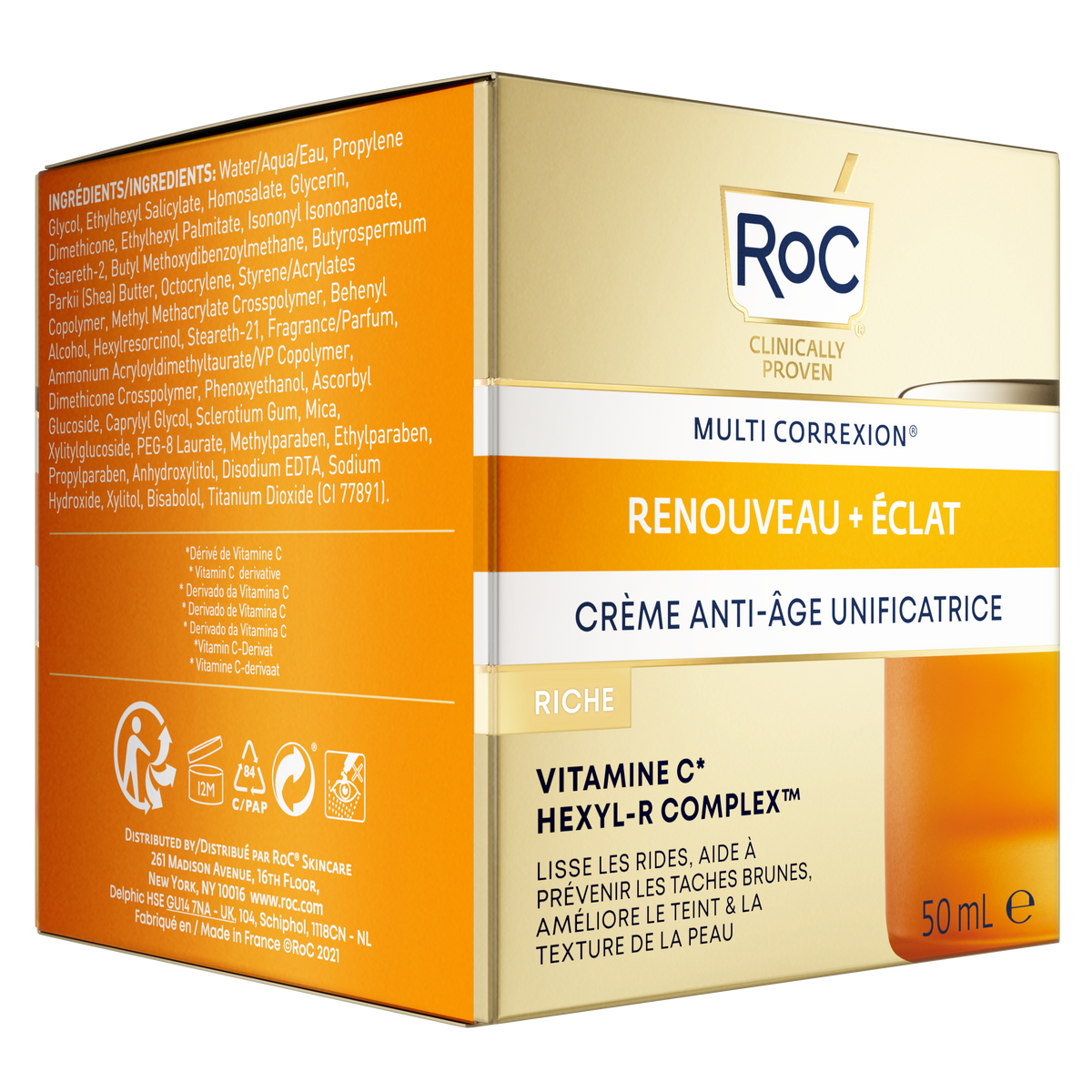 ROC REVIVE + GLOW crema unificadora 50 ml