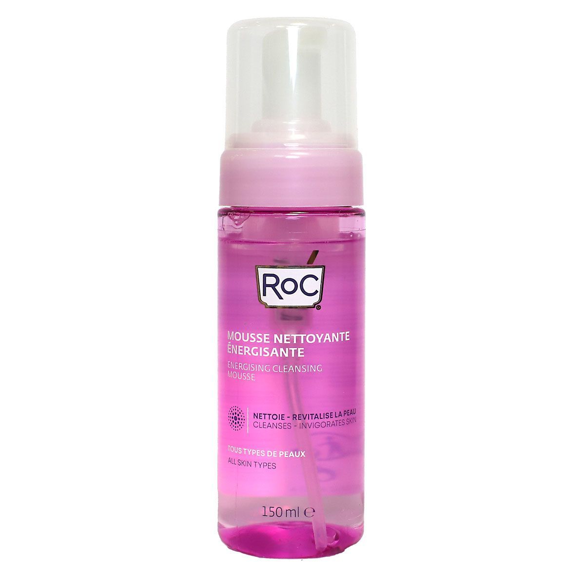 ROC MOUSSE LIMPIADOR energizante 150 ml