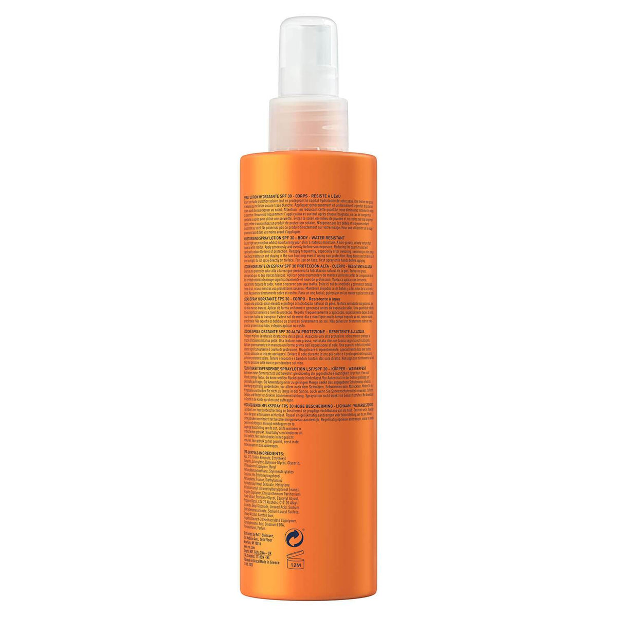 ROC PROTECCIÓN SOLAR spray hidratante SPF30 200 ml