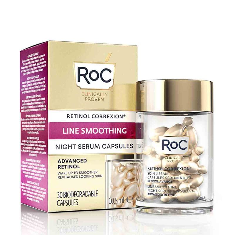 ROC LINE SMOOTHING ADVANCED RETINOL cápsulas serum noche 30 u