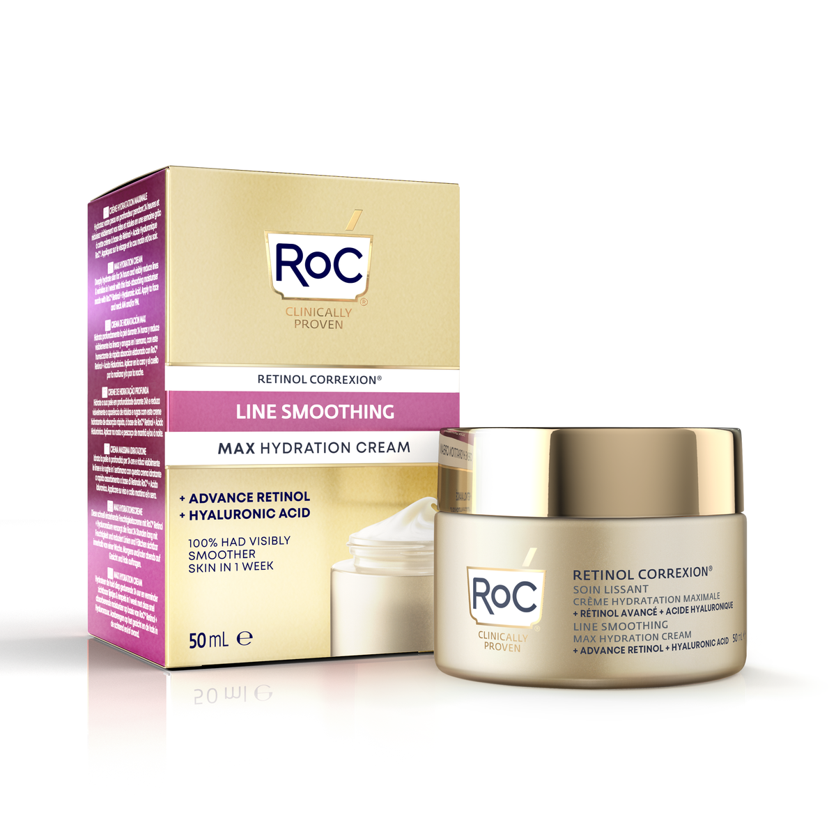 ROC RETINOL CORREXION LINE SMOOTHING maximum hydration cream 50 ml