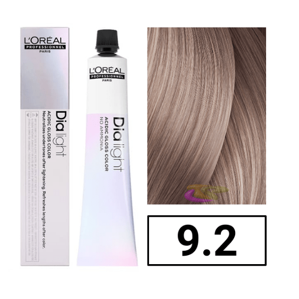 L'ORÉAL PROFESSIONNEL PARIS DIA LIGHT gel-creme acide sans amoniaque #9,2 50 ml