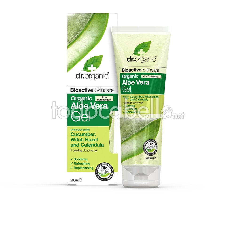 DR. ORGANIC ALOE VERA gel con pepino y caléndula 200 ml