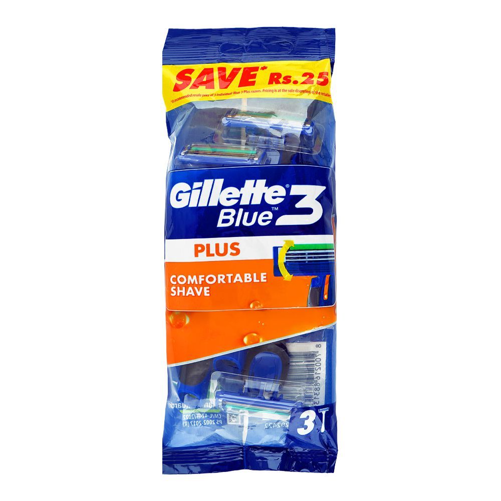 GILLETTE BLUE 3 disposable razor blades 6 units