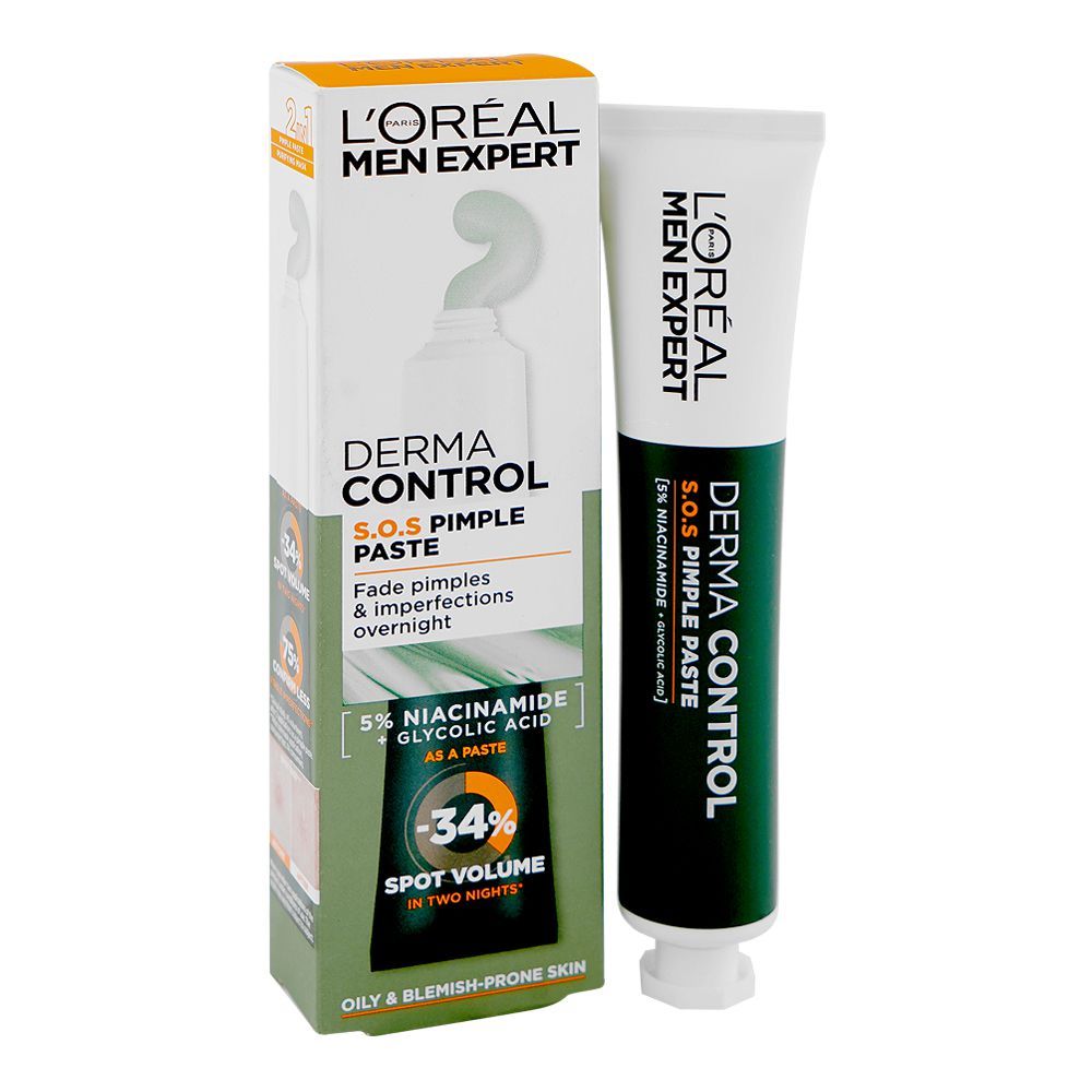 L'ORÉAL PARIS MEN EXPERT DERMA CONTROL SOS anti-blemish solution 45 ml