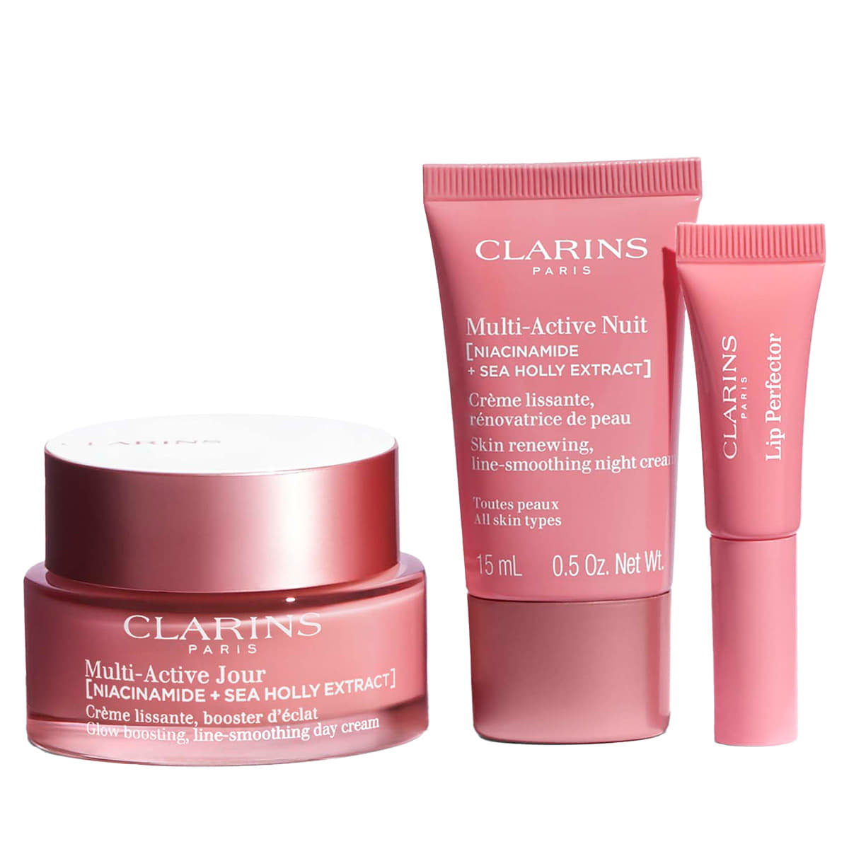 CLARINS MULTI-ACTIVE CREAM FOR ALL SKIN TYPES, 3-PIECE SET