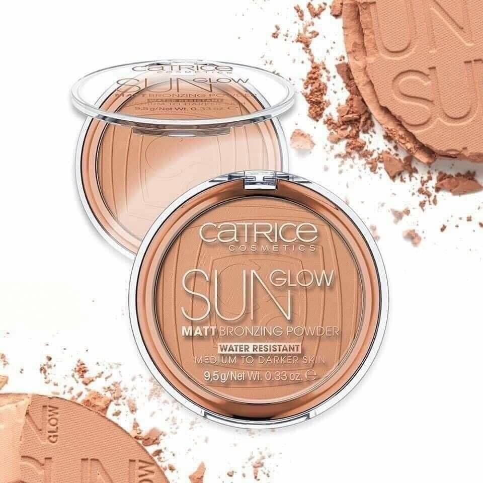 CATRICE SUN GLOW MATT bronzing powder #030-medium bronze