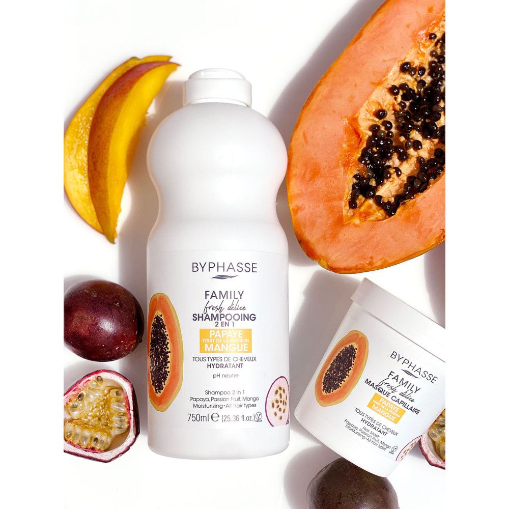 BYPHASSE FAMILY FRESH DELICE mask for all hair types 250 ml