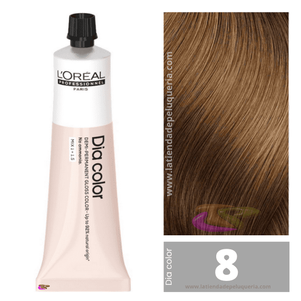 L'ORÉAL PROFESSIONNEL PARIS DIA COLOR demi-permanent coloration without ammonia #8 60 ml