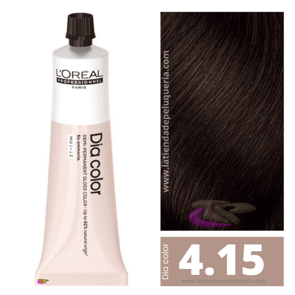 L'ORÉAL PROFESSIONNEL PARIS DIA COLOR demi-permanent coloration without ammonia #4.15 60 ml