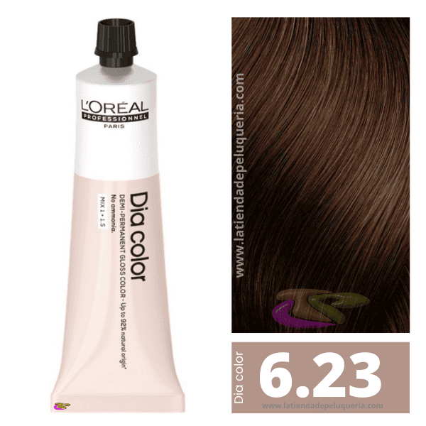 L'ORÉAL PROFESSIONNEL PARIS DIA COLOR demi-permanent coloration without ammonia #6.23 60 ml