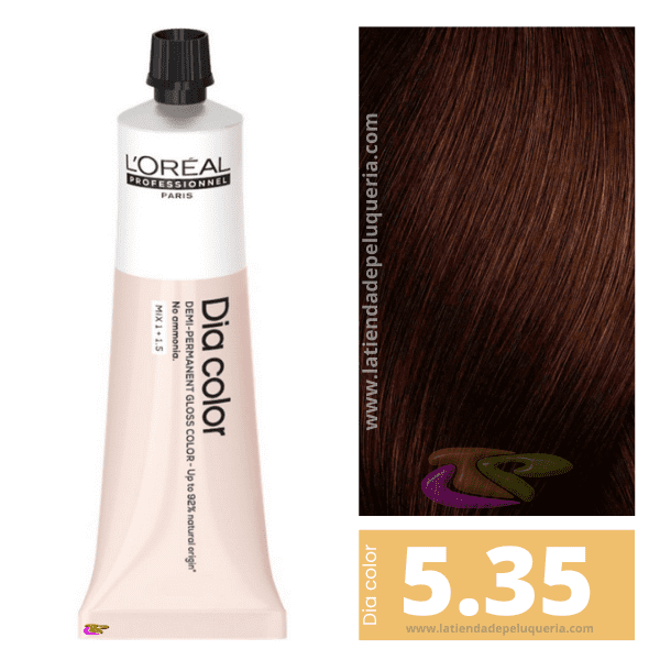 L'ORÉAL PROFESSIONNEL PARIS DIA COLOR demi-permanent coloration without ammonia #5.35 60 ml