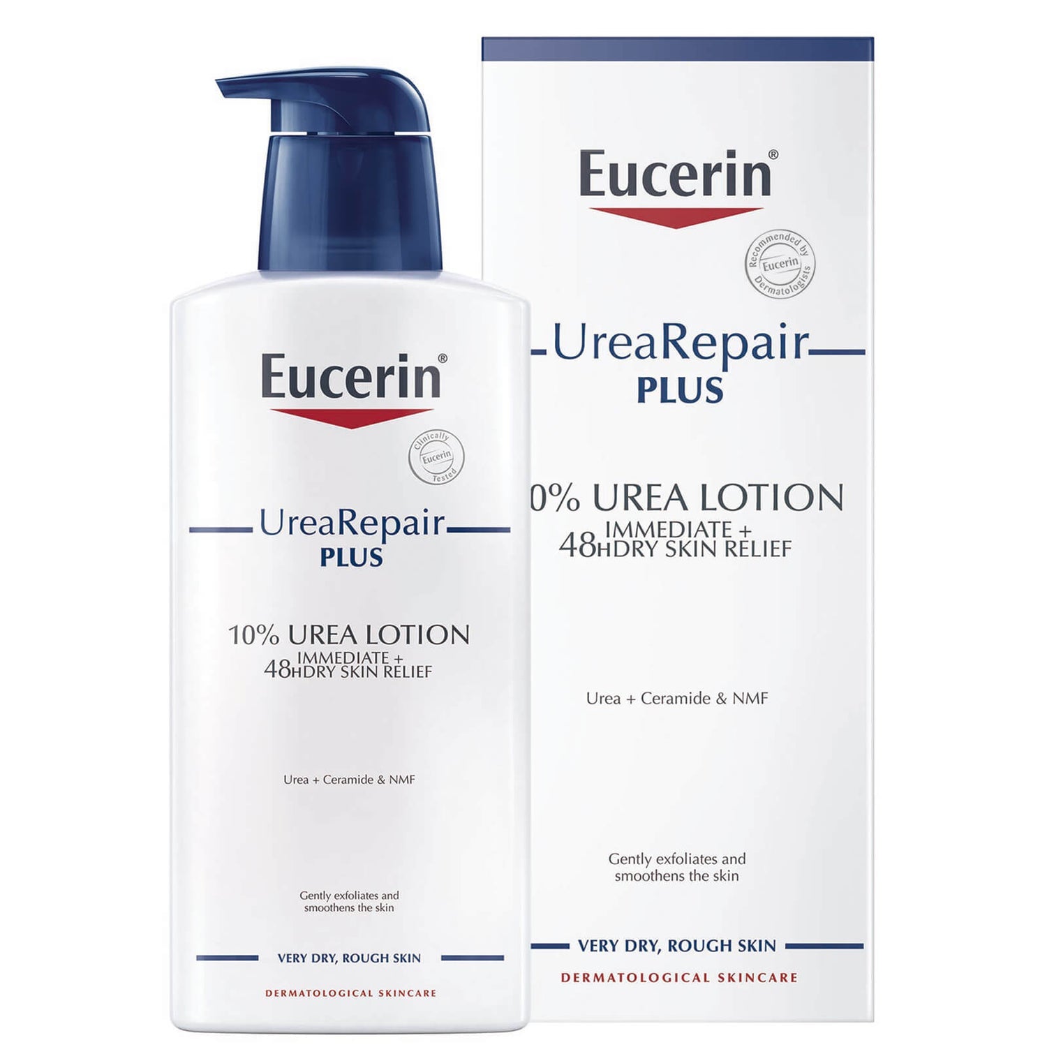 EUCERIN UREAREPAIR PLUS FOOT CREAM 10% UREA LOT 2 x 100 ml