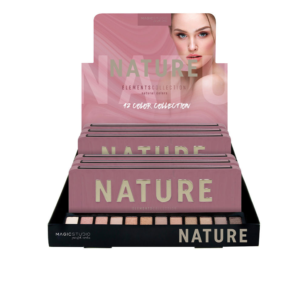 MAGIC STUDIO EYESHADOW PALETTE 12 colors #nature