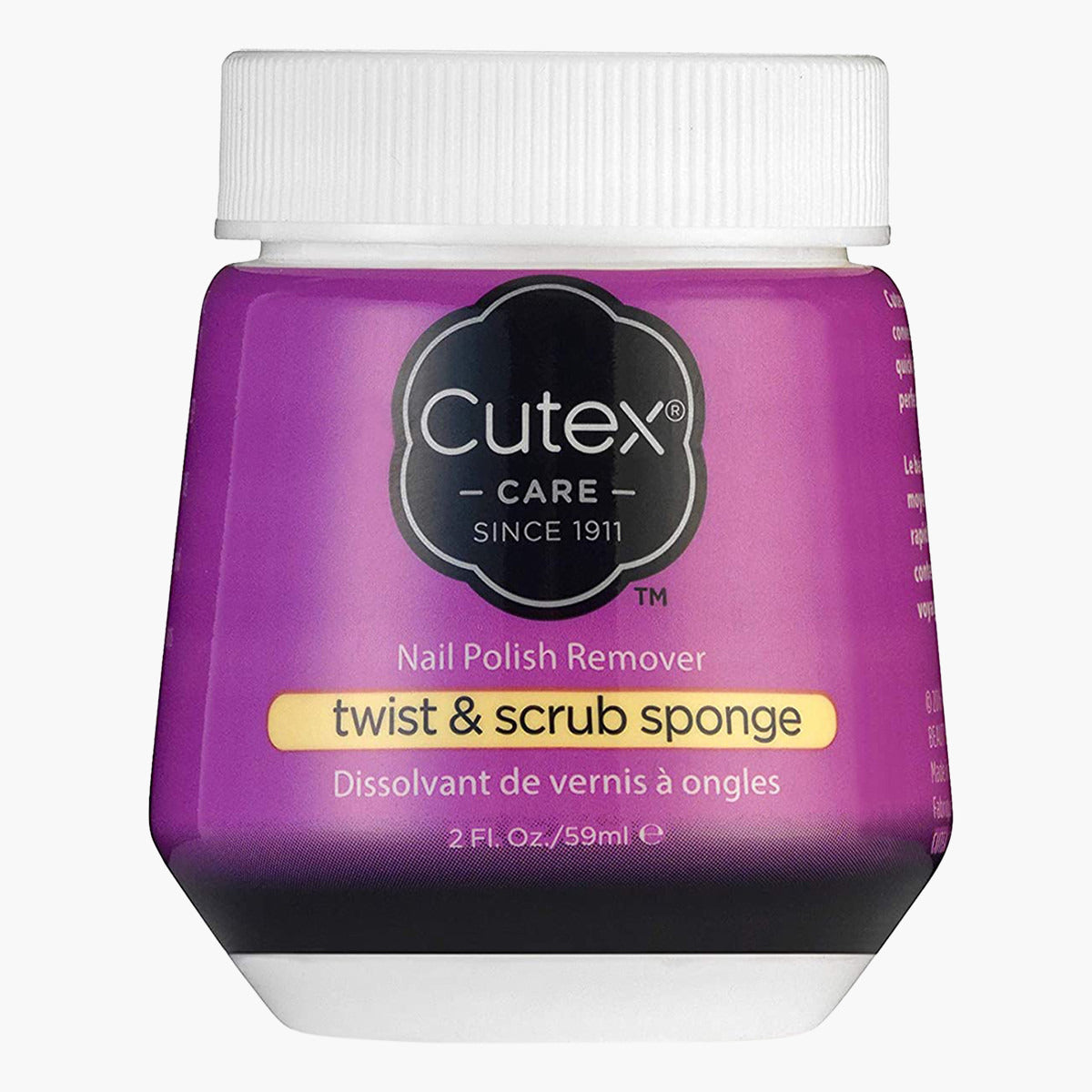CUTEX SPONGE POLISH REMOVER twist & scrub 52 ml