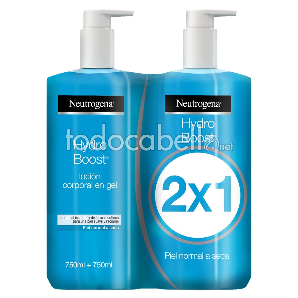 NEUTROGENA HYDRO BOOST body gel lotion pack 2 x 750 ml