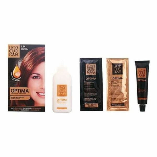 LLONGUERAS OPTIMA hair colour #6.34-golden deep blond 1 u