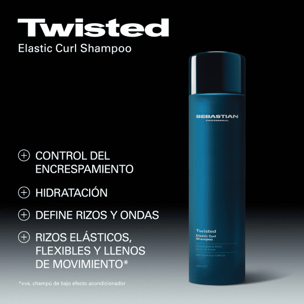 SEBASTIAN PROFESSIONALS TWISTED Professional Moisturizing Shampoo for Curls and Waves 250ml