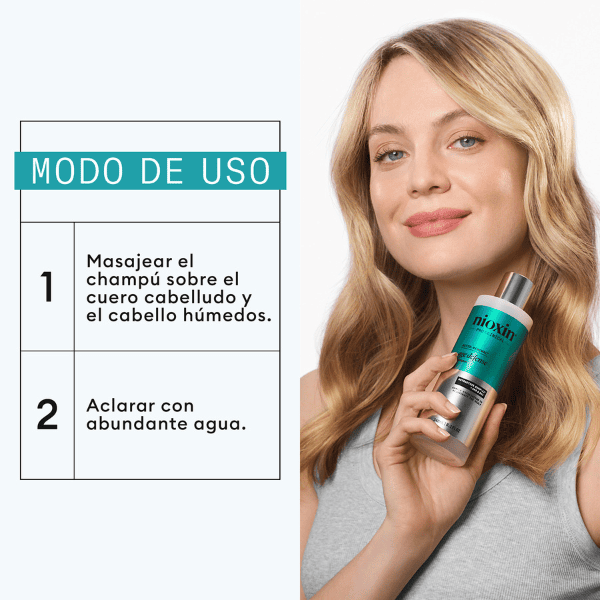 NIOXIN AGE DEFENSE anti-aging shampoo purifies the scalp with niacinamide 475 ml
