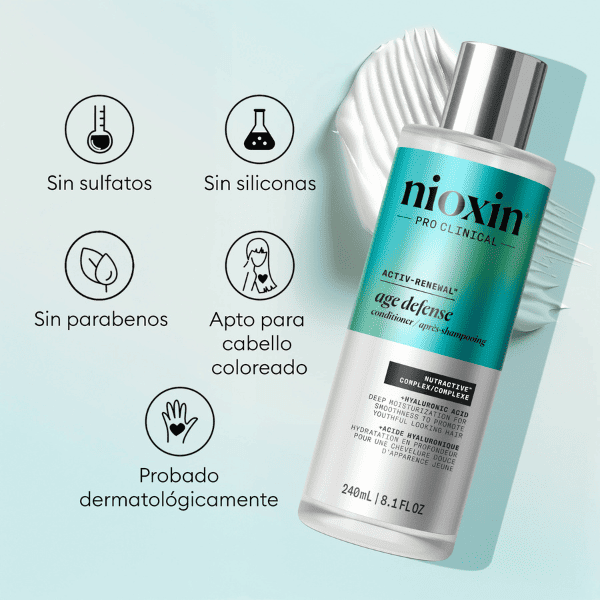 NIOXIN AGE DEFENSE anti-aging conditioner deep hydration with hyaluronic acid 240 ml