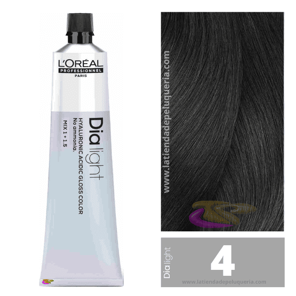 L'ORÉAL PROFESSIONNEL PARIS DIA LIGHT gel-creme acide sans ammoniaque #4 60 ml