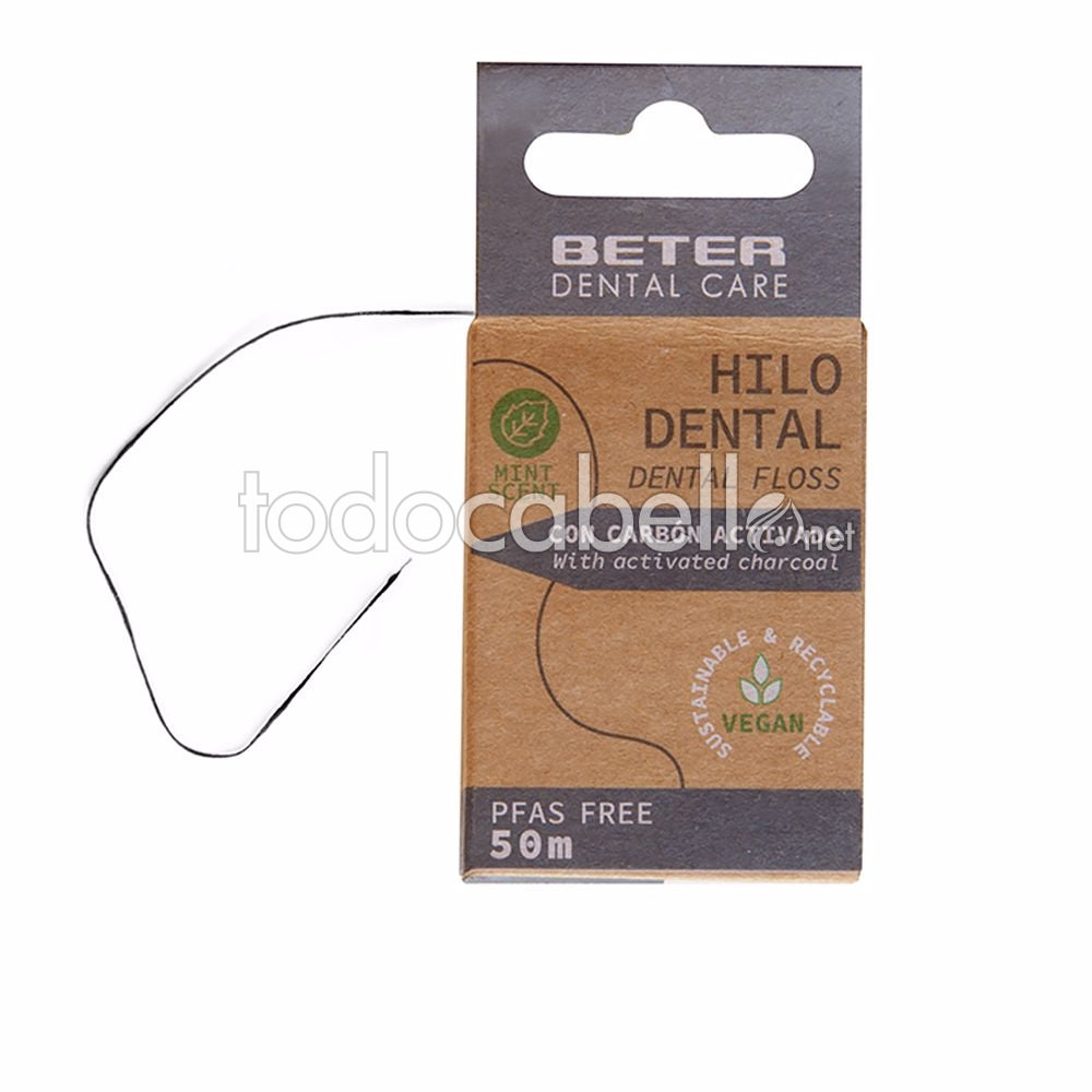 BETER DENTAL FLOSS activated carbon 50 m 1 unit