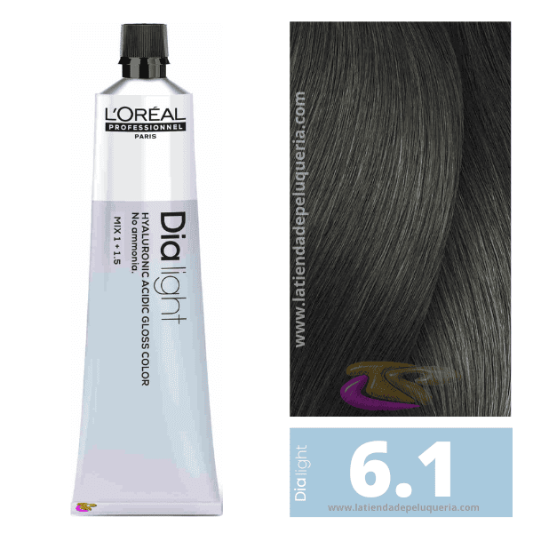 L'ORÉAL PROFESSIONNEL PARIS DIA LIGHT gel-creme acide sans ammoniaque #6.1 60 ml