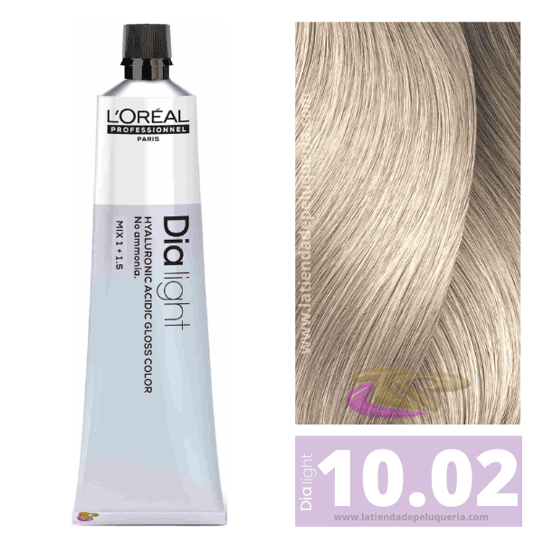 L'ORÉAL PROFESSIONNEL PARIS DIA LIGHT gel-creme acide sans ammoniaque #10.02 60 ml