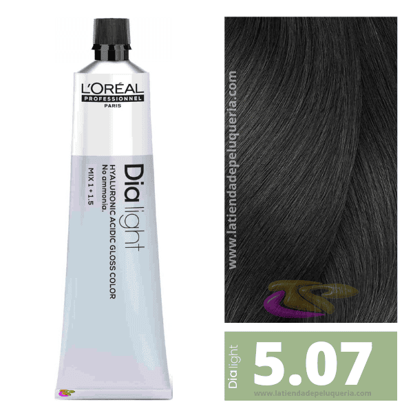 L'ORÉAL PROFESSIONNEL PARIS DIA LIGHT gel-creme acide without ammonia #5.07 60 ml