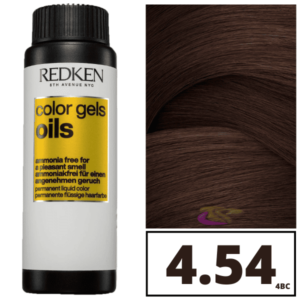 REDKEN COLOR GEL OILS #04BC - 4.54 60 ml x 3 u