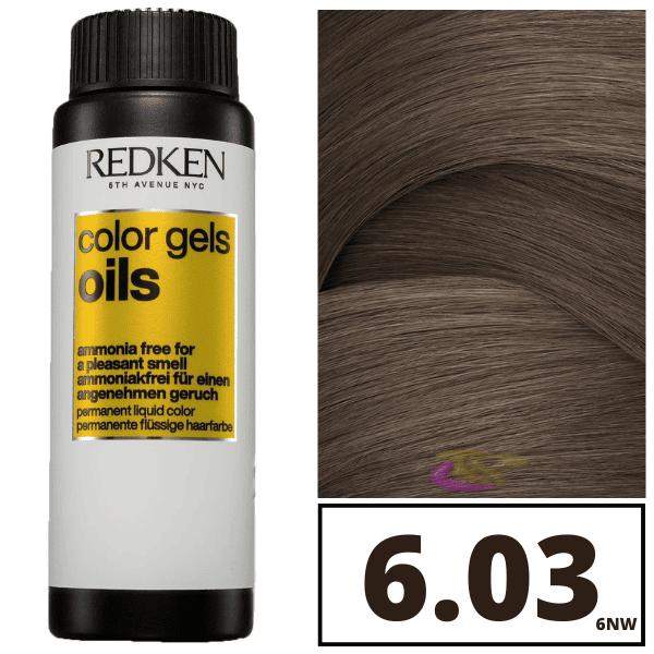 REDKEN COLOR GEL OILS #06NW - 6.03 60 ml x 3 u
