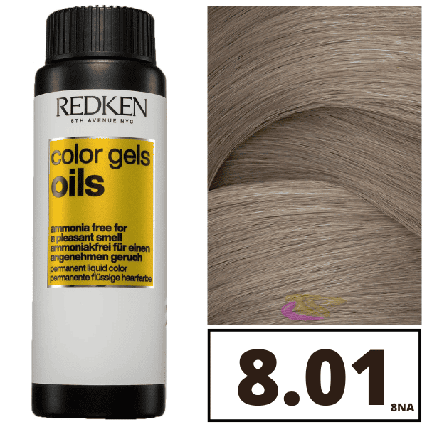 REDKEN COLOR GEL OILS #08NA - 8.01 60 ml x 3 u