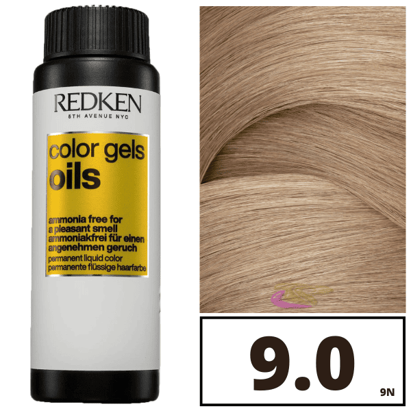 REDKEN COLOR GEL OILS #9N-9.0 60 ml x 3 u