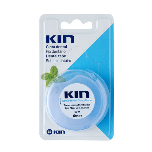 KIN DENTAL TAPE with fluoride #mint 50 ml