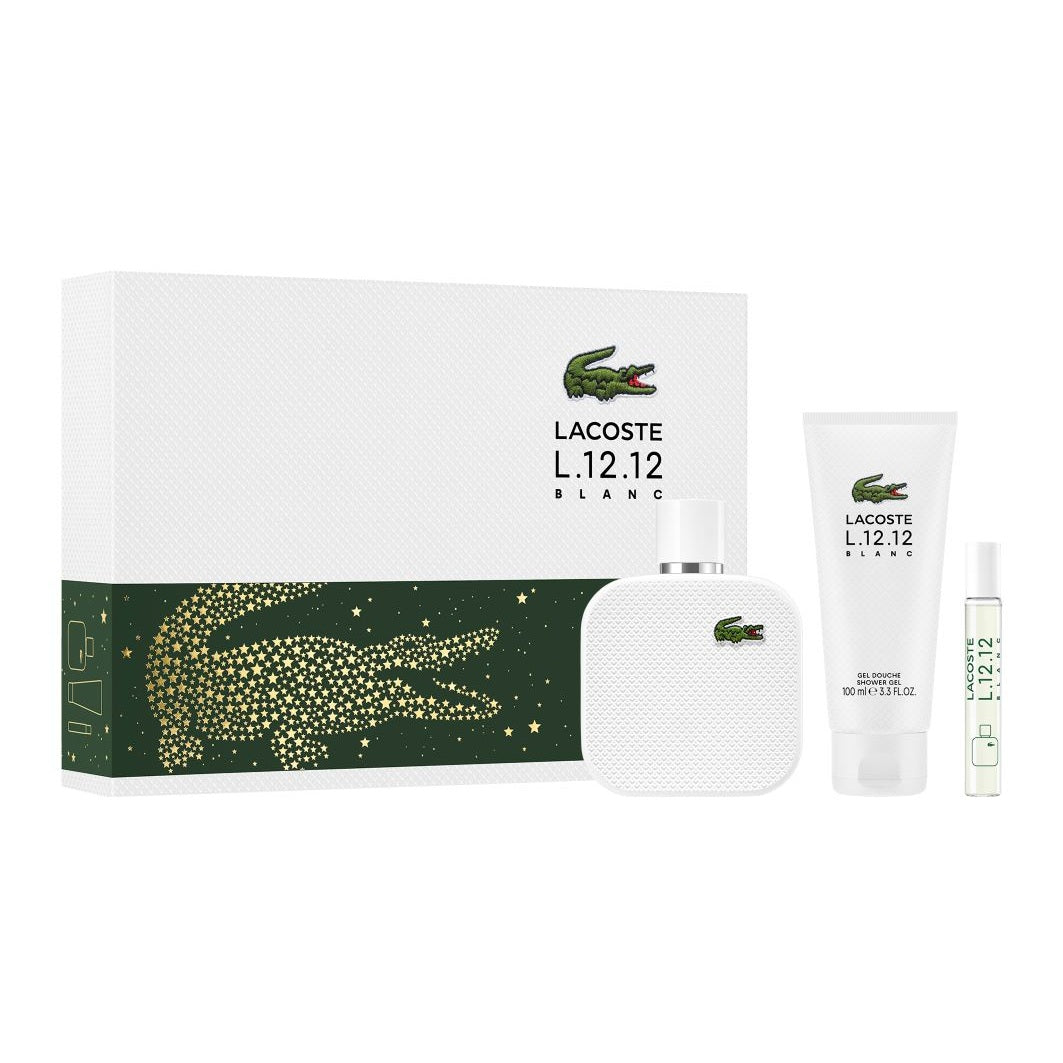 LACOSTE L.12.12 WHITE CASE 3 pcs