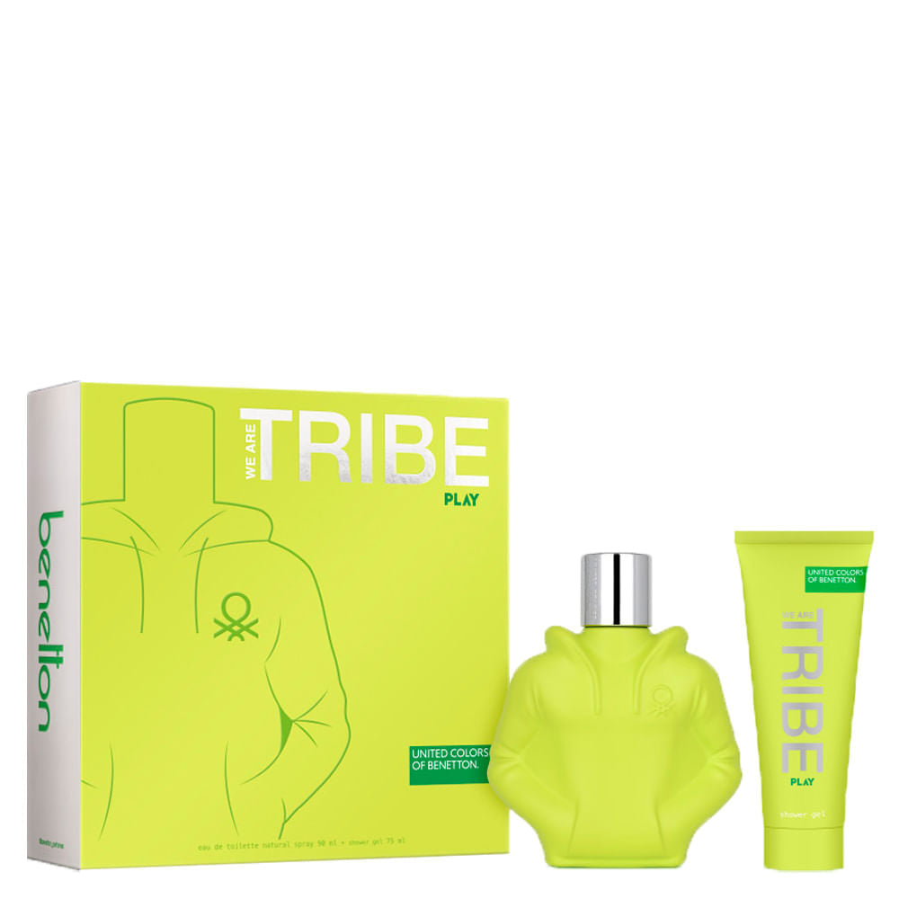 BENETTON WE ARE TRIBE PLAY MEN CASE 2 pcs