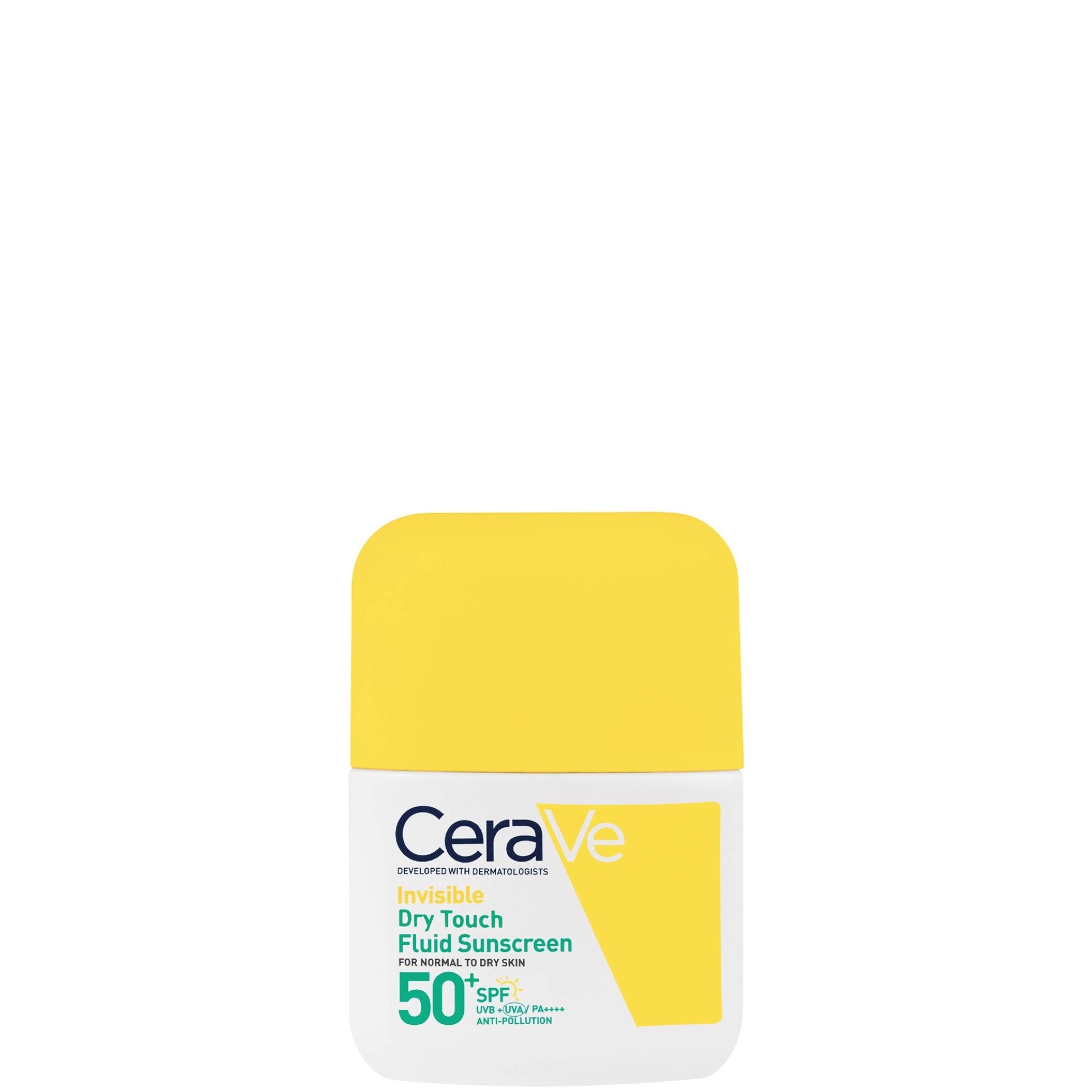 CERAVE INVISIBLE dry touch fluid sunscreen SPF50+ 50ml