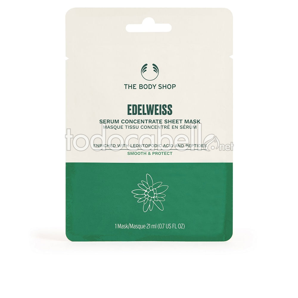 THE BODY SHOP EDELWEISS serum concentrate sheet mask 1 u