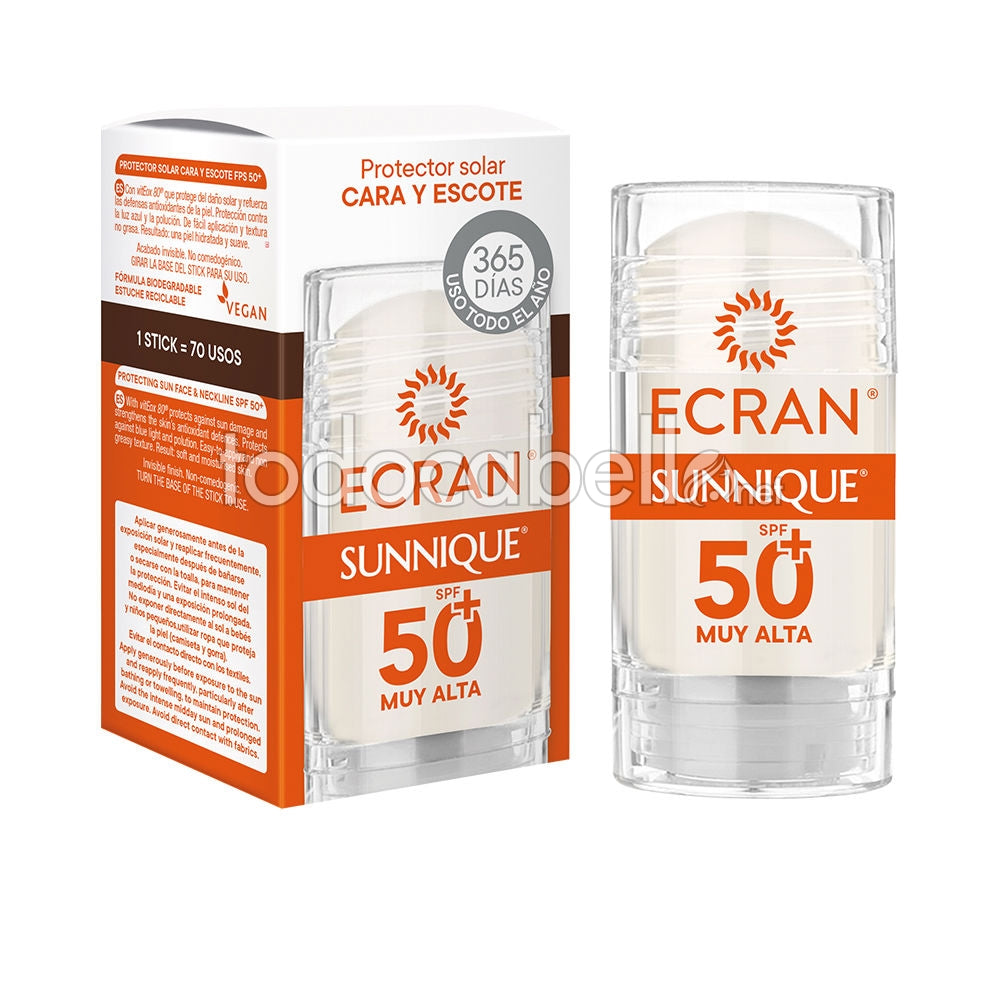 ECRAN SUNNIQUE face and neckline SPF50+ stick 30 ml