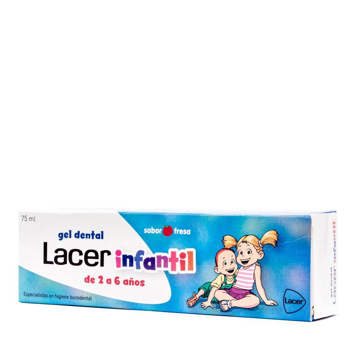 LACER INFANTIL gel dental fresa 75 ml