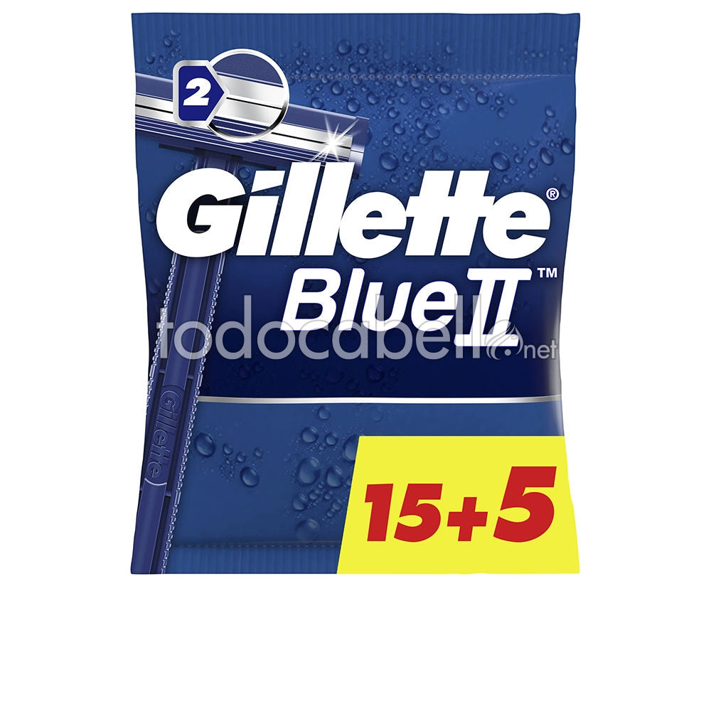 GILLETTE BLUE II disposable razor blades 20 units