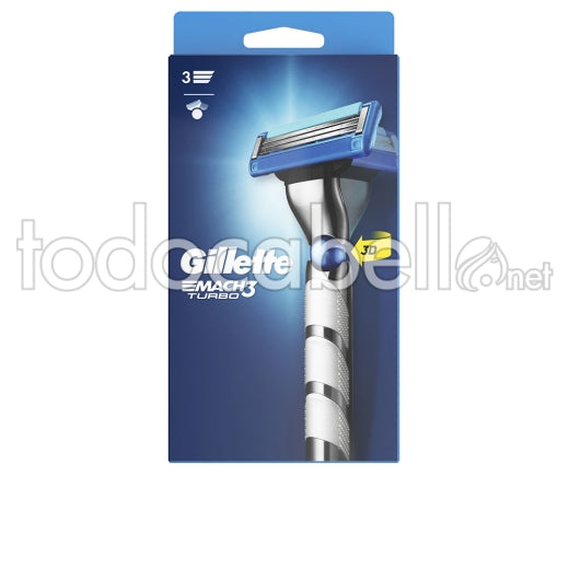 GILLETTE MACH 3 TURBO razor + 1 refill