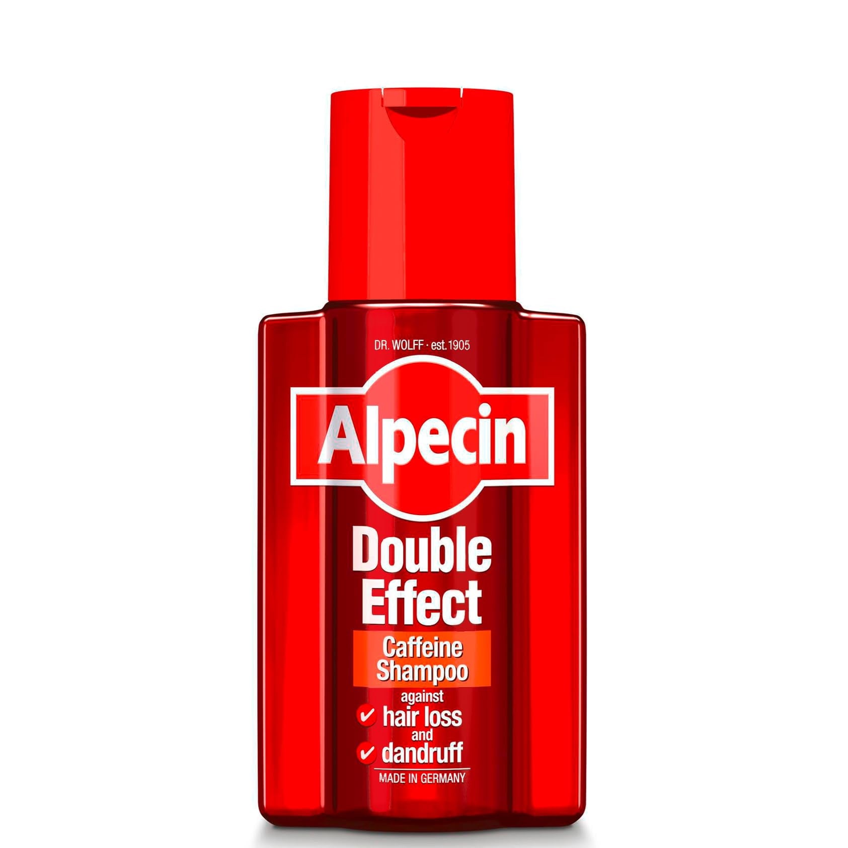 ALPECIN CAFFEINE DOUBLE EFFECT anti-hair loss and anti-dandruff shampoo 200 ml