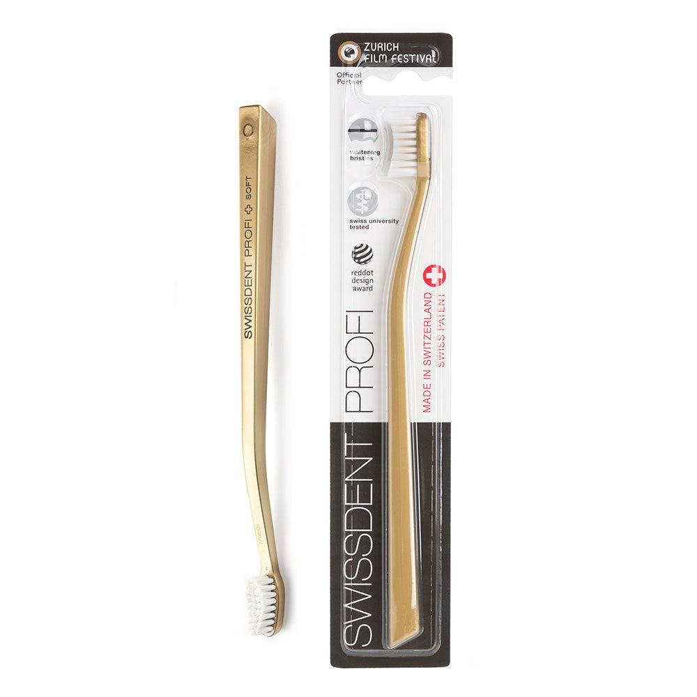 SWISSDENT WHITENING CLASSIC toothbrush #gold 1 u