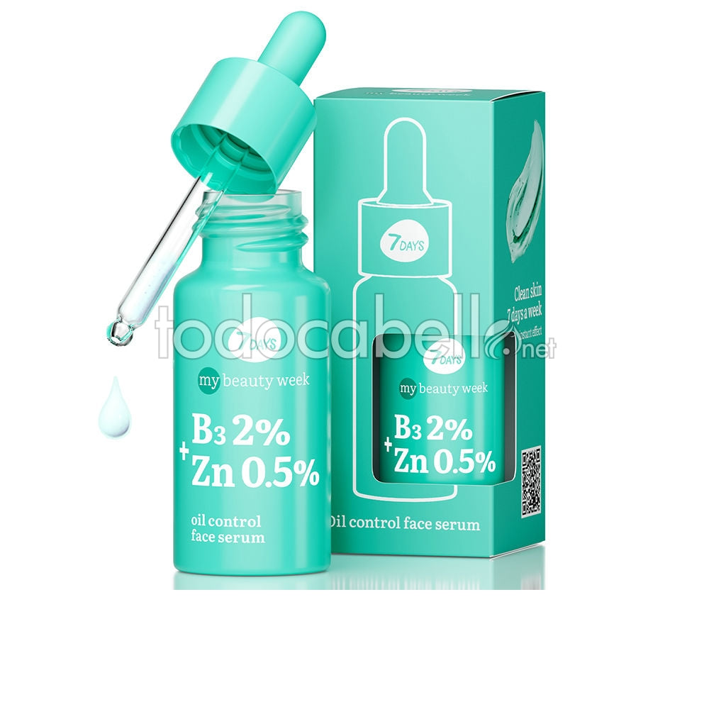 7DAYS B3 2% + ZN 0.5% moisturizing facial serum 20 ml