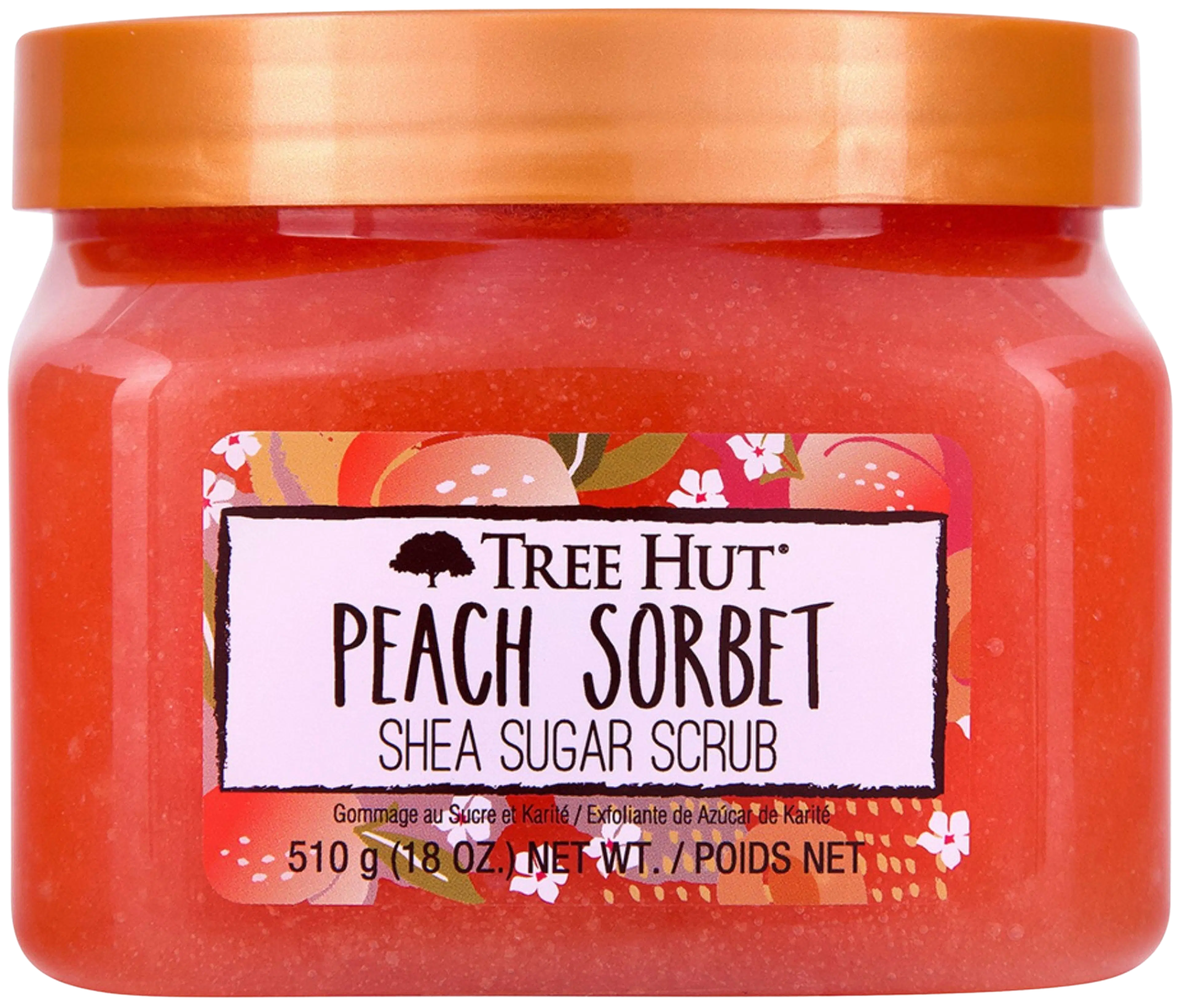 TREE HUT Peach sorbet sugar scrub 510 gr